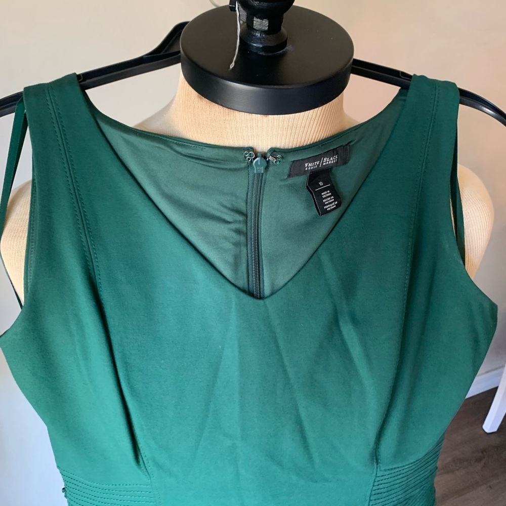 White House Black Market Green Dress - Picture 5 of 12